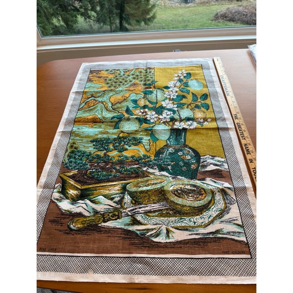 Large Vintage linen tea towel.